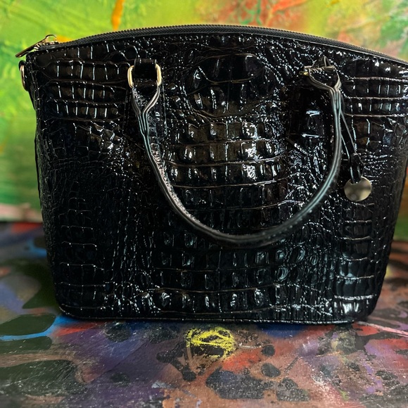 Red and Black Tote Bags with Textured Surface - Picture 6 of 16